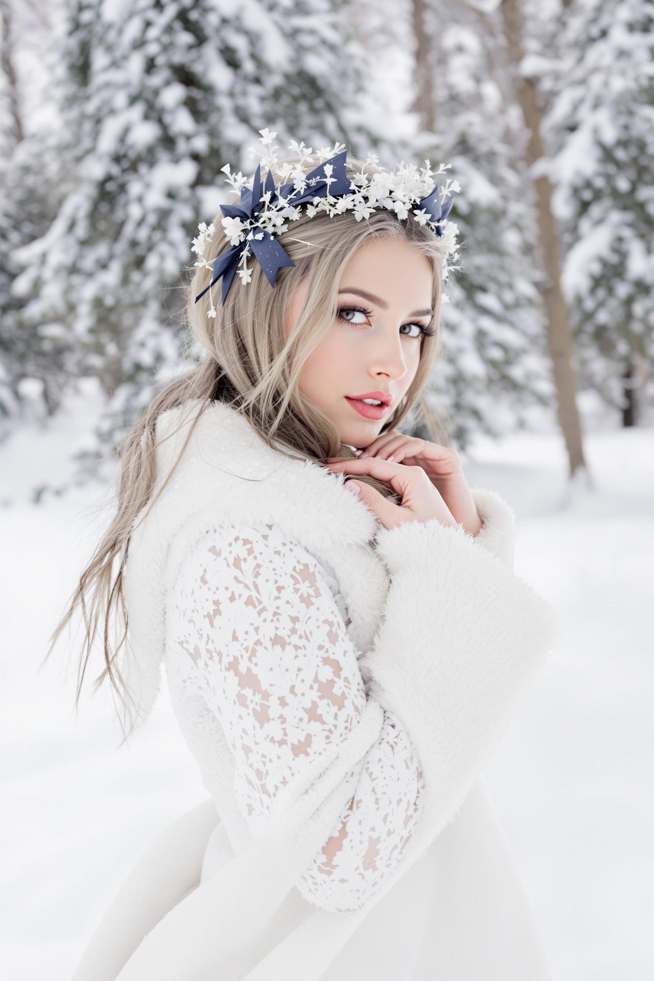 rosi写真 - 雪白物语 - 白丝唯美写真摄影作品