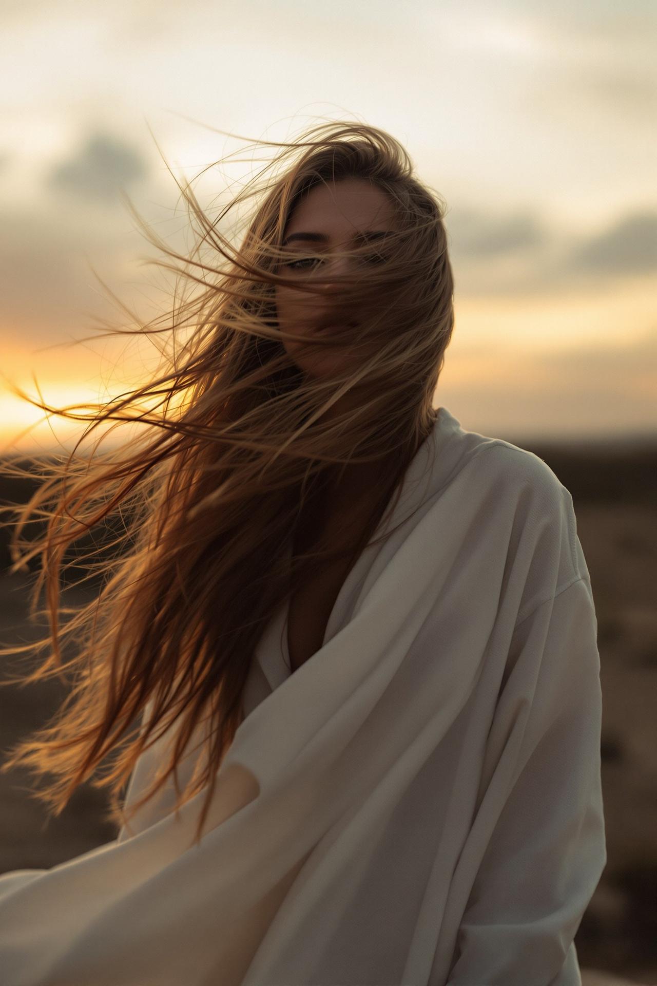 rosi写真 - 随风飘逸的长发 - 长发唯美写真摄影作品